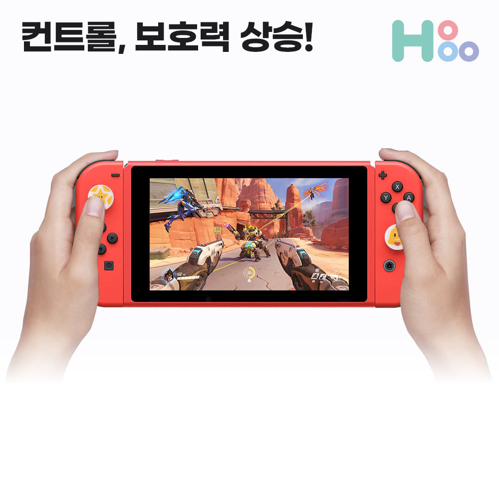 닌텐도 스위치 조이콘 조이스틱 커버 키 캡 OLED 라이트 호환 마리오 - 상세 이미지 2