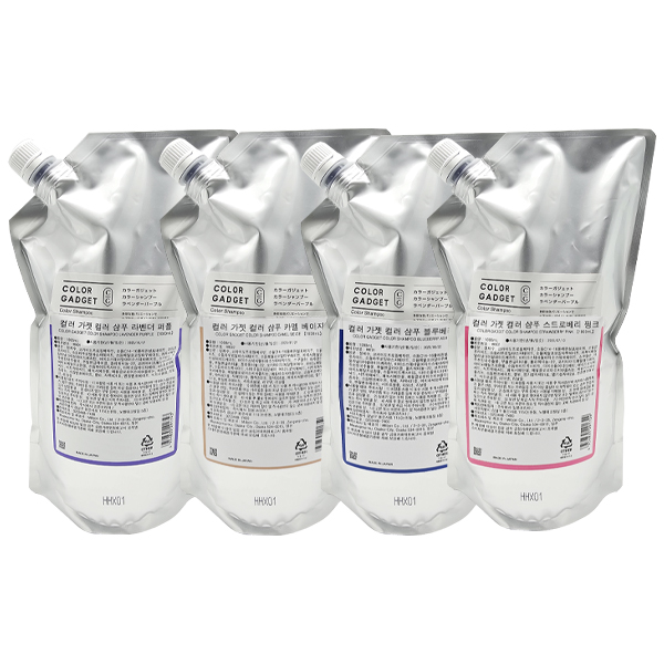 밀본 컬러 가젯 샴푸 1000ml 대용량 염색샴푸 공병포함