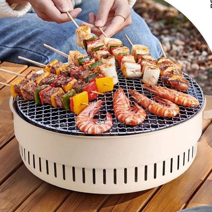 고급 화로대 가정용 숯불 화로 조개구이 화로 숯불 구이기 - 상품 이미지