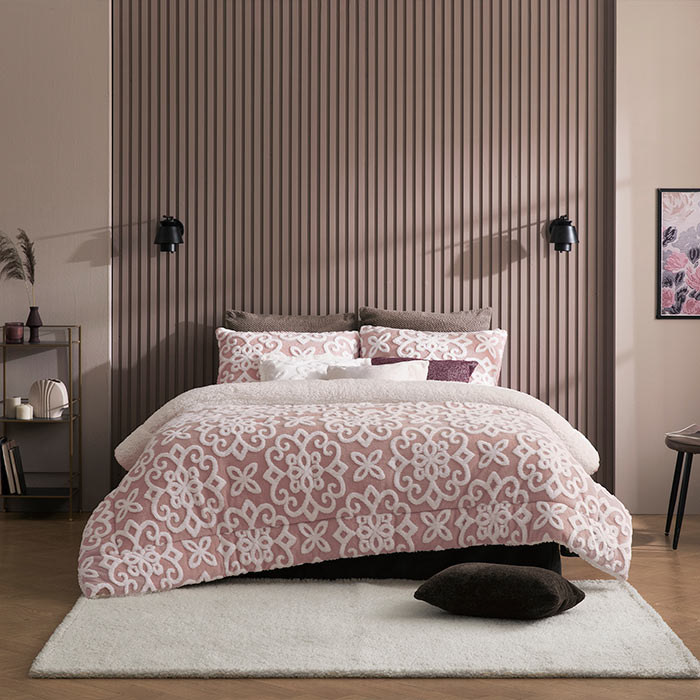 극세사 베딩 풀세트 자카드 시어링 고급 겨울 침구세트