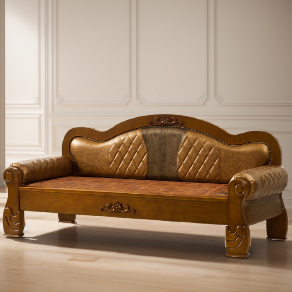 송림 흑침대 흙침대카우치 온돌쇼파 돌침대쇼파