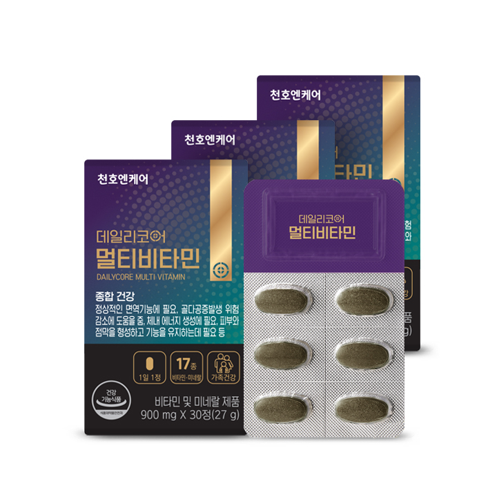천호엔케어 DSM사 비타민 미네랄 17가지 종합 멀티비타민 30정, 3개 - 상세 이미지 2