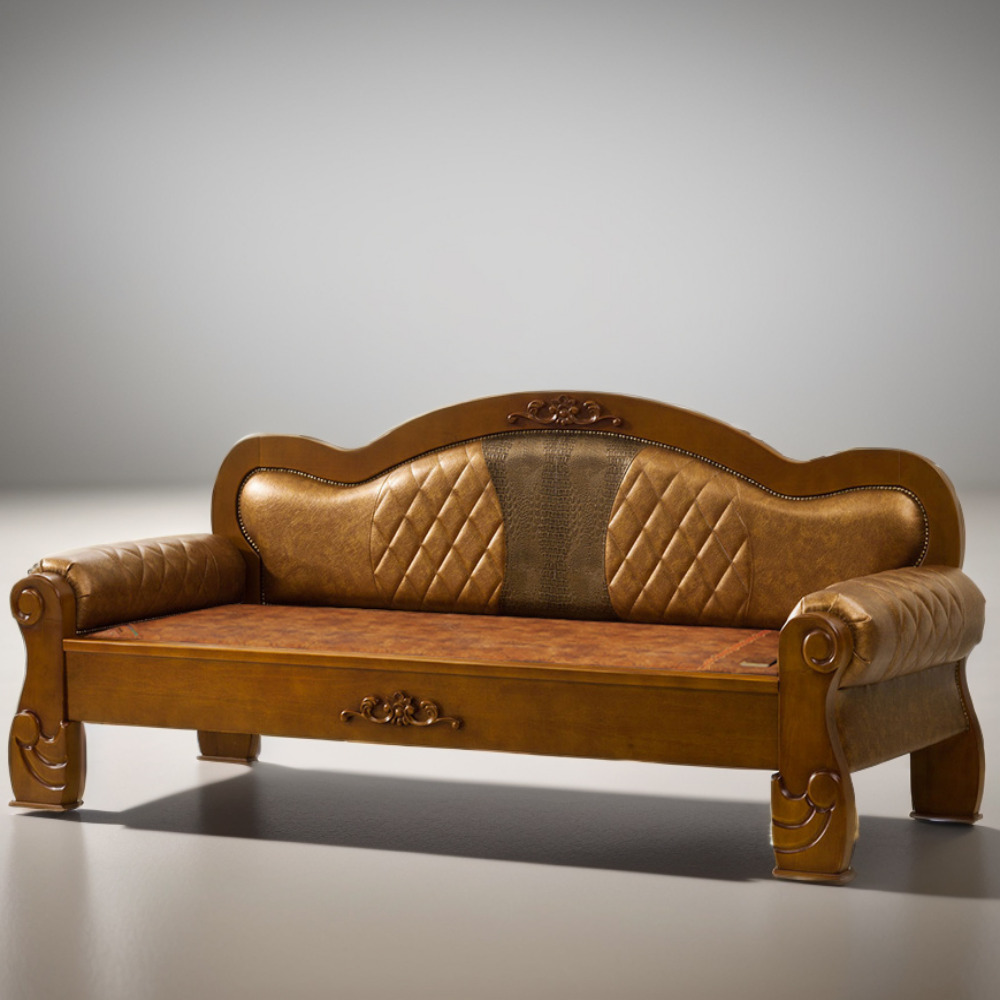 송림 흑침대 흙침대카우치 온돌쇼파 돌침대쇼파