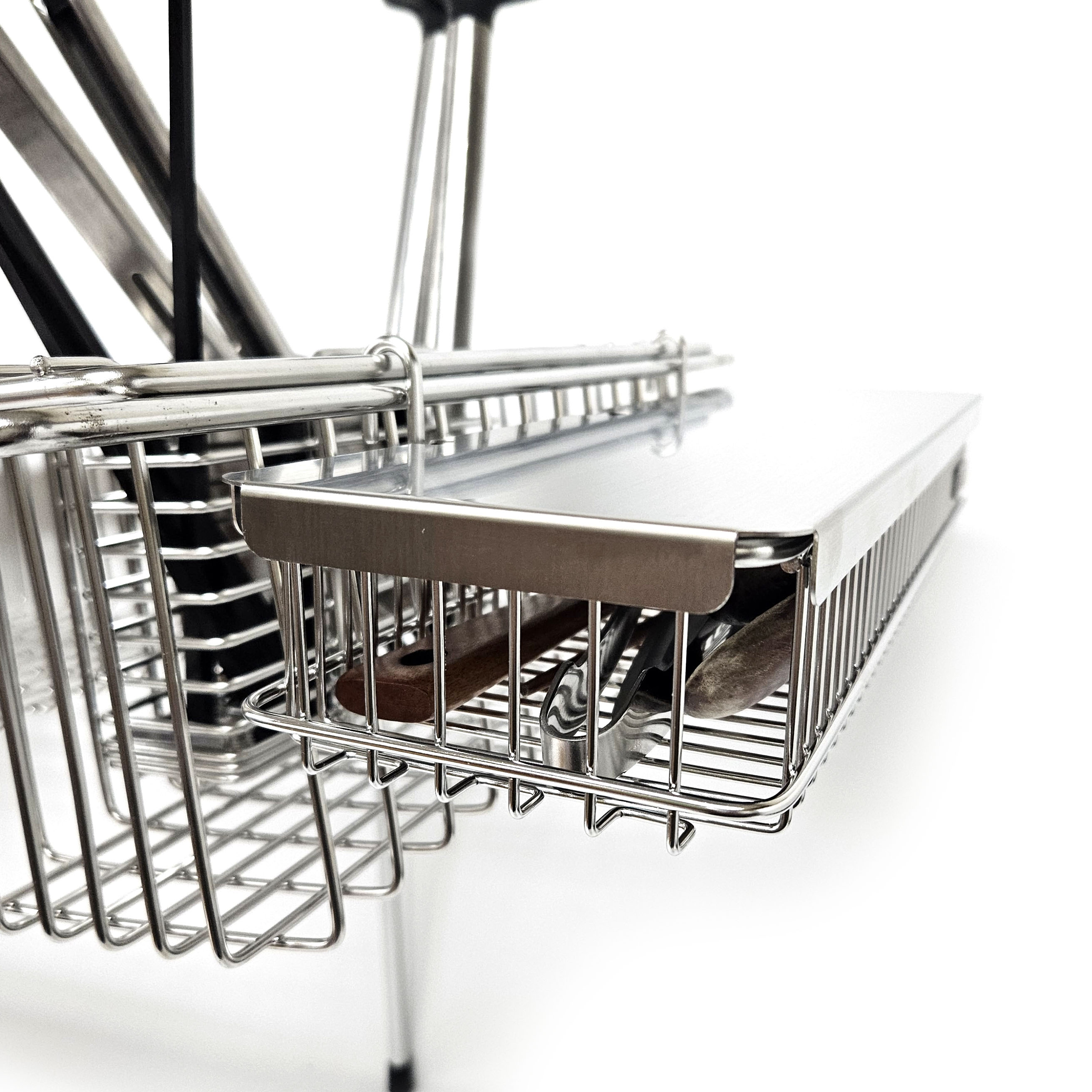 카마포스 IGT 수저통 트레이 수저 조리도구 수납함 정리 스테인레스 제품 이미지