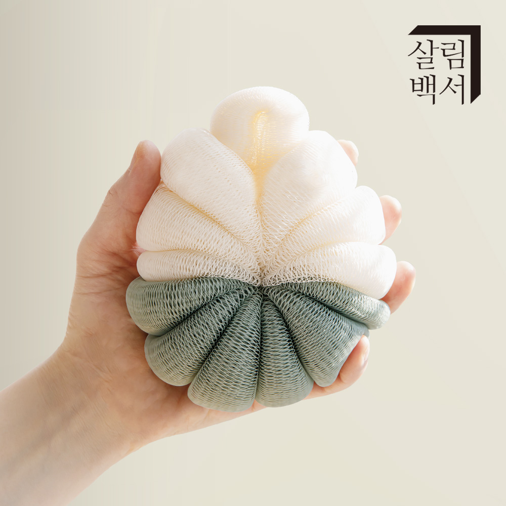 살림백서 소프트 버블 샤워볼 4개입 부드러운 목욕볼 거품 샤워 - 상세 이미지 5