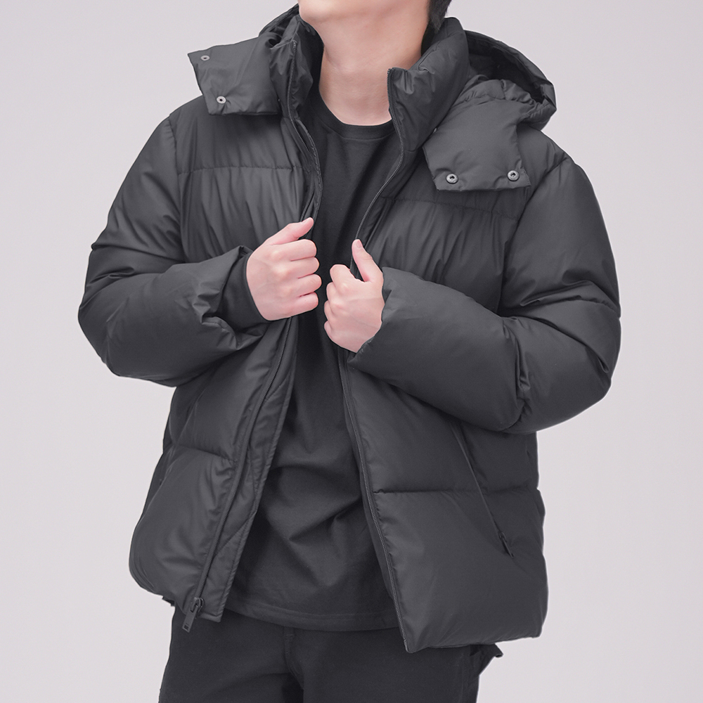 DKNY 베이직 남성 후드 패딩 자켓 : 뉴욕트레이딩