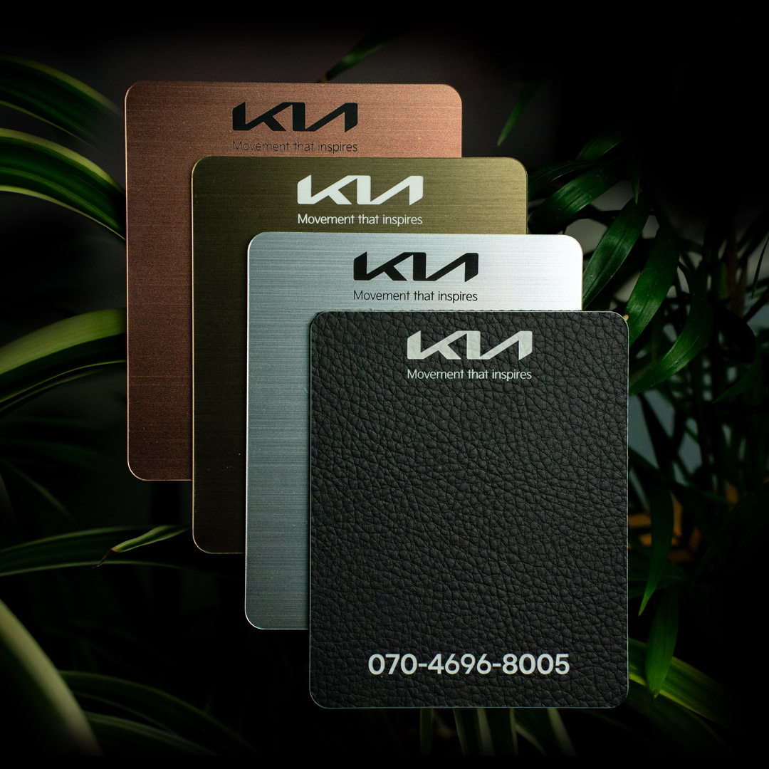 기아 쏘렌토 실버 메탈릭 아크릴 주차번호판 차대번호 제품 이미지