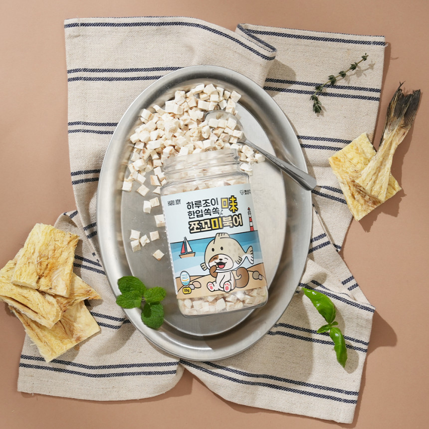 펫생각 한입쏙쏙 미니트릿 강아지 동결건조 간식 대용량 트릿 북어, 55g, 1개 사진 4