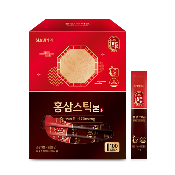 천호엔케어 강원도 6년근 홍삼정 진액 면역력 홍삼 스틱 본 대용량 100포 이미지 2