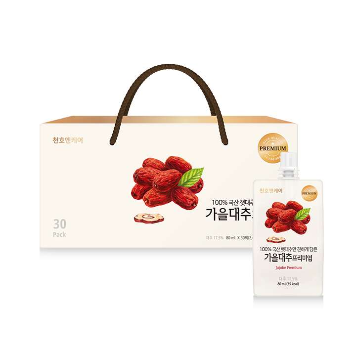 천호엔케어 국산 햇대추 한박스 113알 가을대추 프리미엄 80ml x 30개입 - 상세 이미지 2