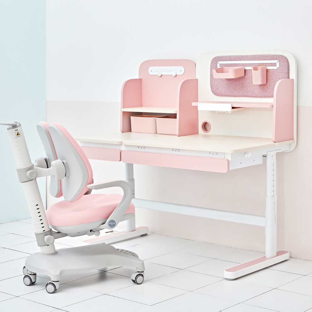 루나랩키즈 어린이 초등학생 바른자세 책상 스마트, 학생 공부 높이 각도 조절