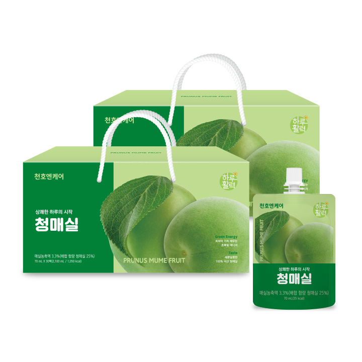 천호엔케어 100% 국산 청매실 70ml X 30개입 2박스 - 상세 이미지 2