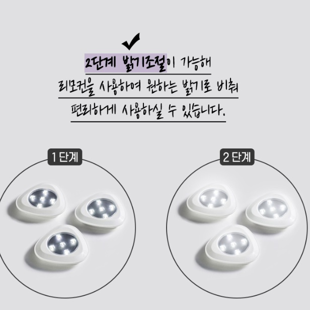 소형 벽 부착 등 무선 벽 조명 LED 벽면 전등 - 상세 이미지 4
