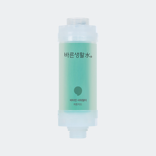 바른생활수 프리미엄 비타민 샤워필터 염소 녹물제거 샤워기 필터 unscented - 상세 이미지 5