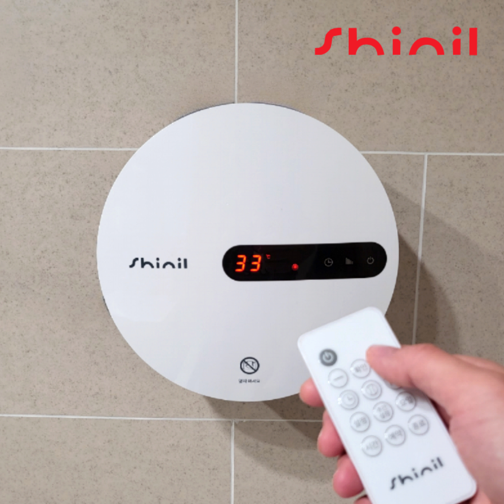 신일 가정용 욕실온풍기 화장실 욕실 난방기 히터 전기 벽걸이 온풍기 SEH-B1500WG