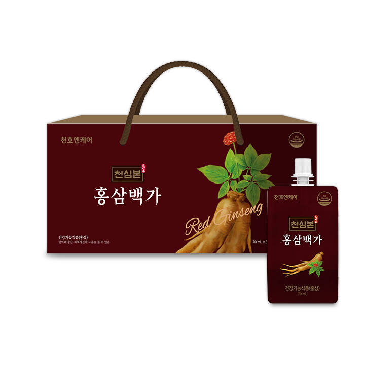 천호엔케어 진세노사이드 46mg 6중 기능성 건강기능식품 홍삼백가 70ml X 30개입 - 상세 이미지 2