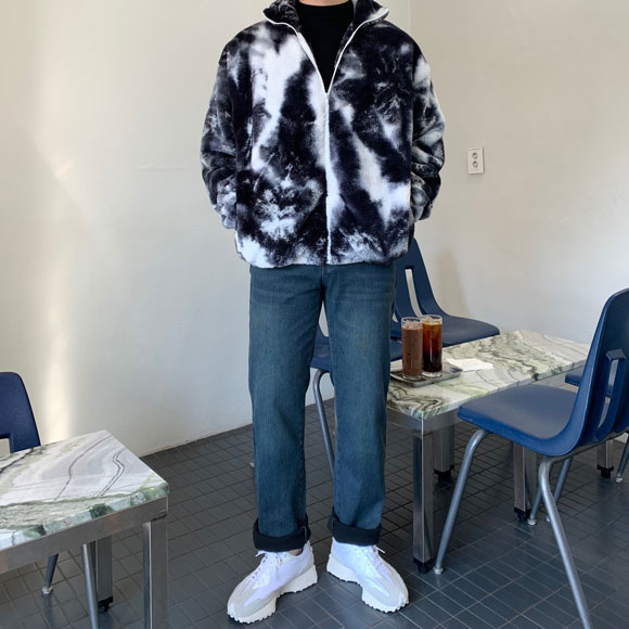 1+1 기모스판청바지 남자기모청바지 이미지 8