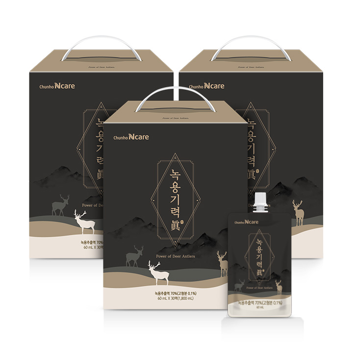천호엔케어 뉴질랜드 녹용 전지 통째로 배합 녹용기력진 30포, 3개 이미지 2