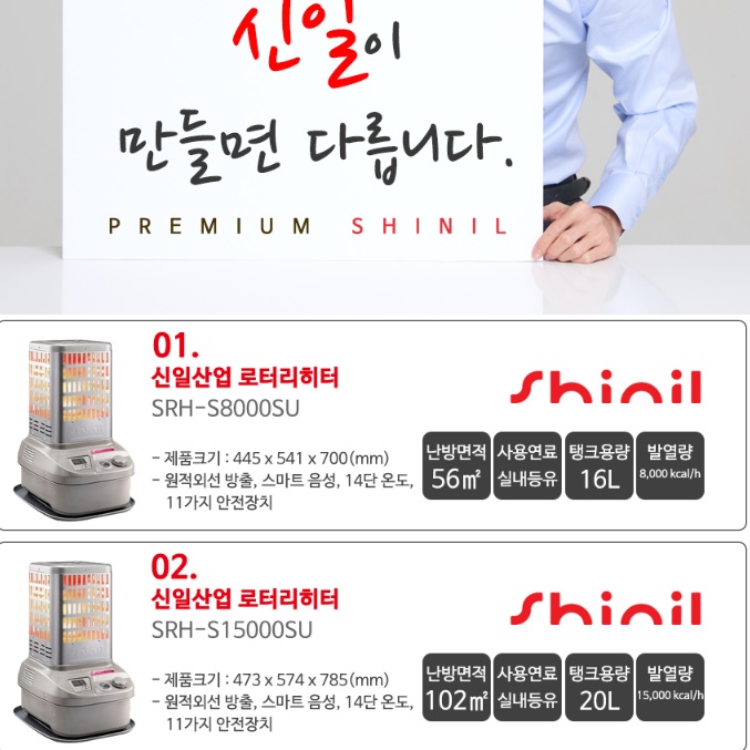 신일 대형 히터 공장용 난로 업소용 히터 사무실 히터 56m²