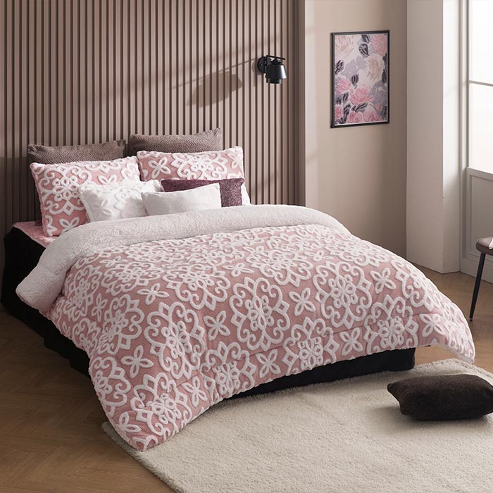 극세사 베딩 풀세트 자카드 시어링 고급 겨울 침구세트