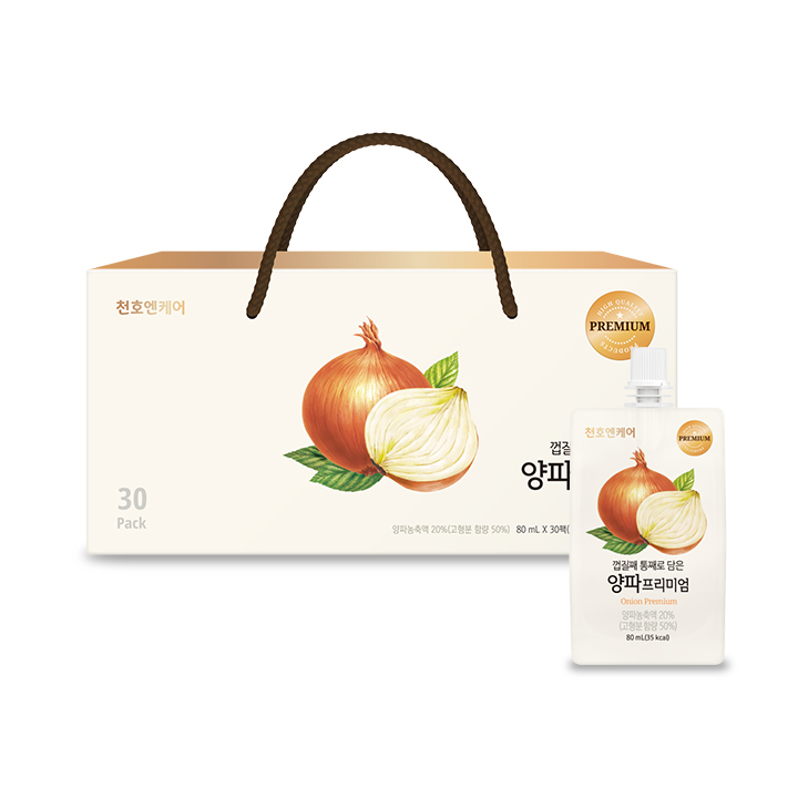 천호엔케어 100% 국산 양파즙 붉은껍질까지 통째 담은 양파 프리미엄 80ml x 30개입 - 상세 이미지 3