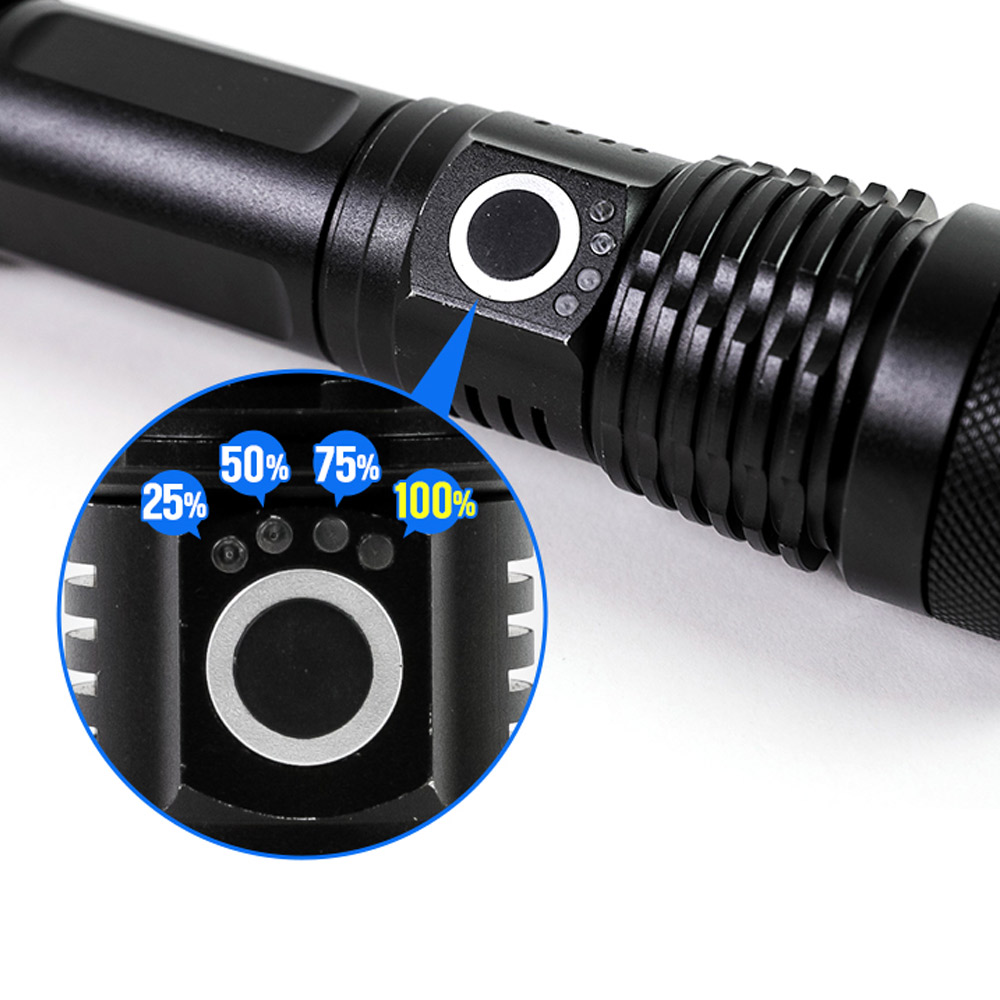 엑스킹 충전형 LED 랜턴 캠핑 낚시 등산 자전거 자동차 휴대용 USB 충전 원터치 손전등 랜턴 렌턴 - 상세 이미지 5