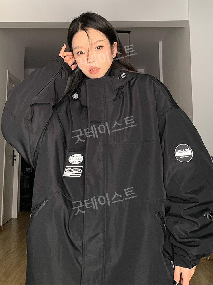 빅사이즈 플러스사이즈 스키복 보드복 상의 여성 대형 스키웨어 겨울 방한 방풍 따뜻한 5XL 상품 이미지
