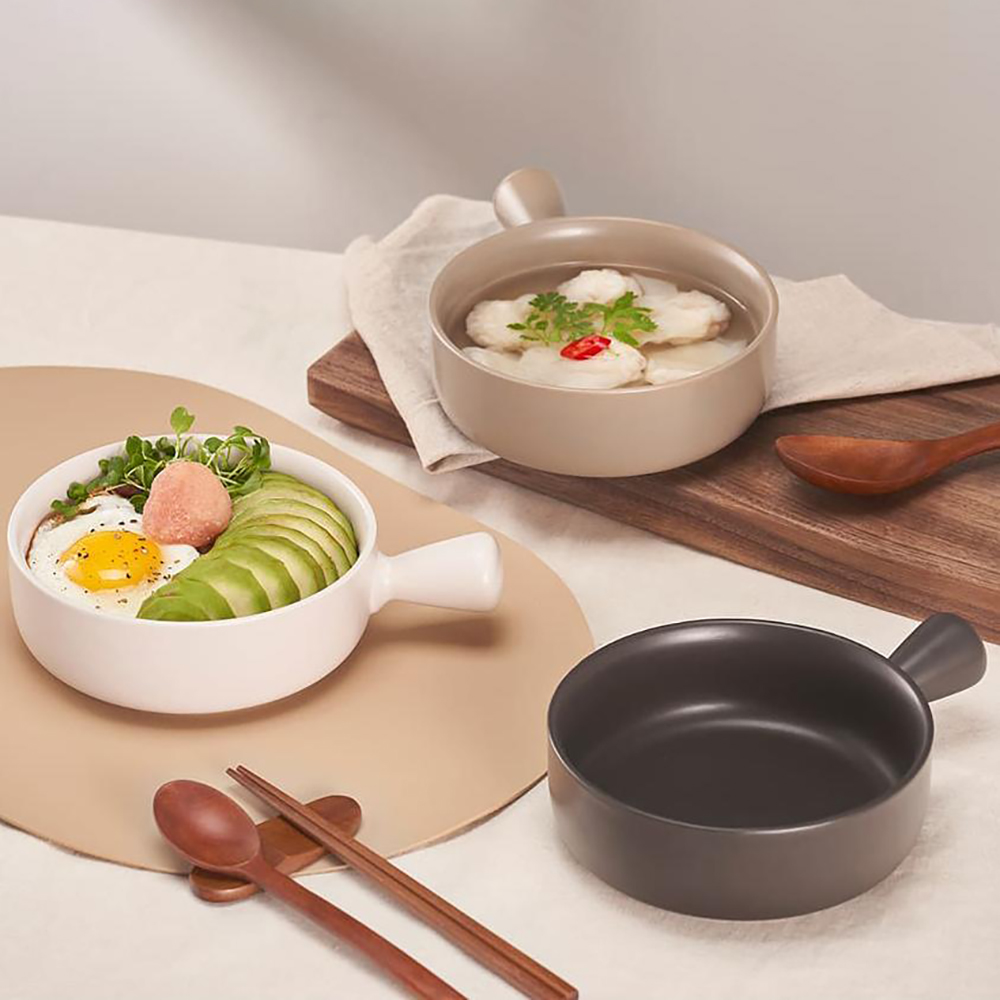 담음공방 도자기 그라탕 시리얼 샐러드 볼 그릇 파스타볼 핸디보울 이미지 7