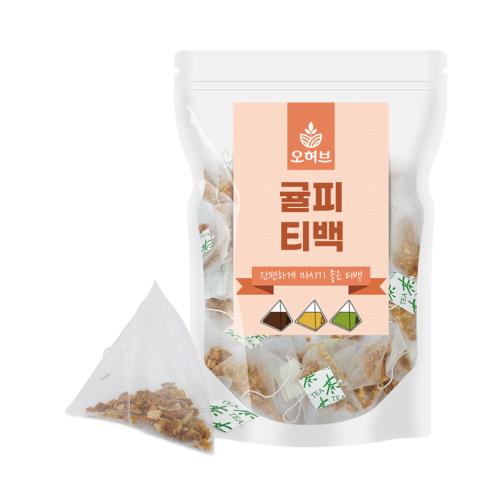 귤껍질차 귤피차 진피차 삼각티백차 25개 물대신 맛있는 - 상품 이미지
