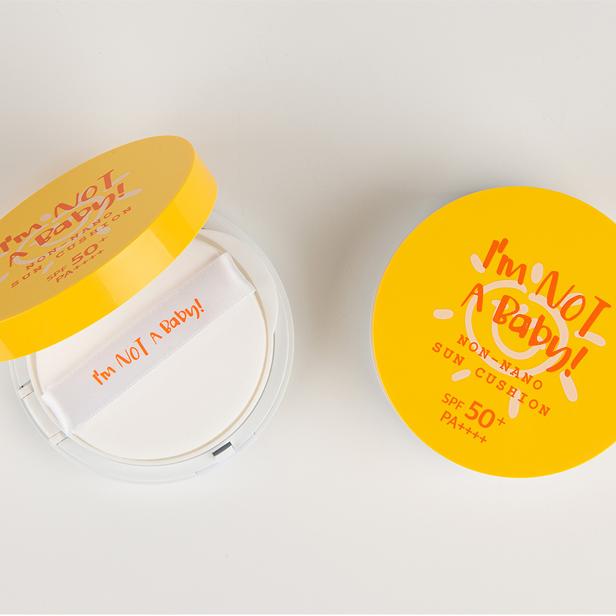 아임낫어베이비 키즈 선쿠션 논나노 아기 무기자차 유아 어린이선크림 SPF50+ PA++++ - 상세 이미지 4