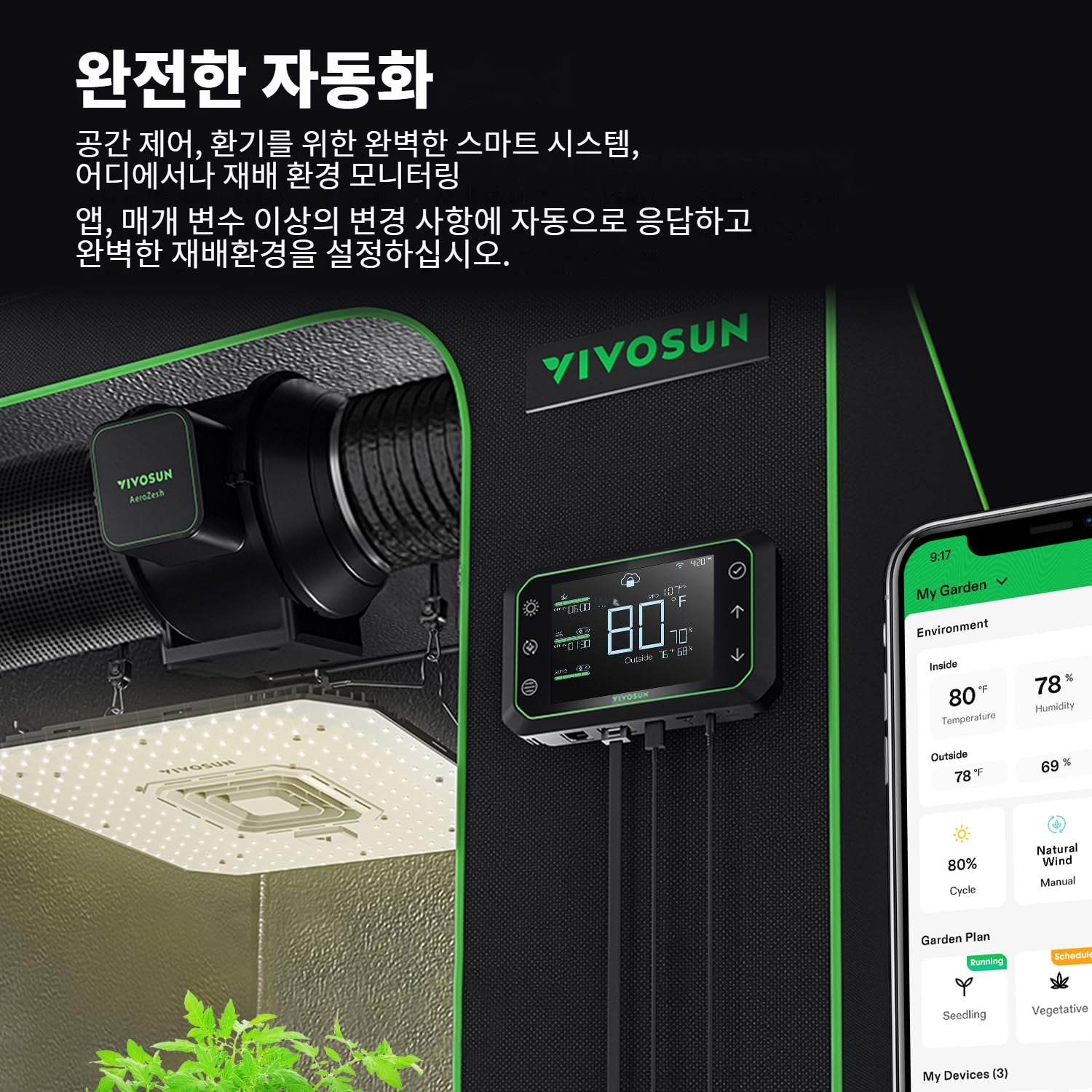 VIVOSUN GrowHub Controller E42A 스마트 WiFi 환경 컨트롤러