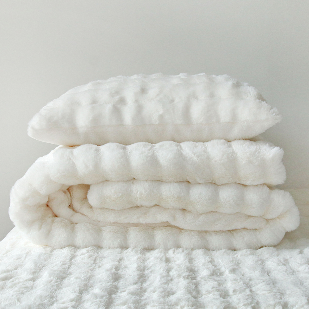 프랑 20mm 장모 밍크 극세사패드 고정밴드 미끄럼방지 겨울 침대패드 SS