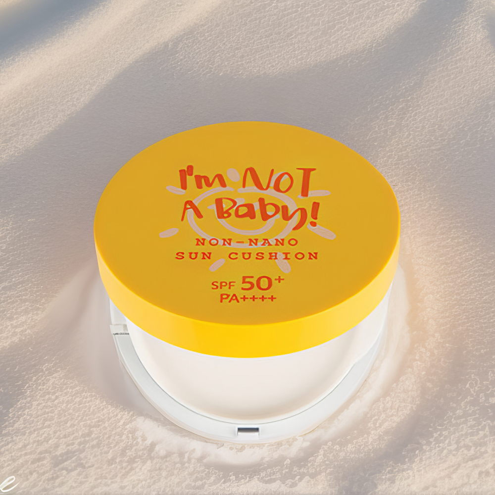 아임낫어베이비 키즈 선쿠션 논나노 아기 무기자차 유아 어린이선크림 SPF50+ PA++++