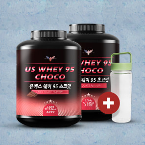 유에스웨이 2kg+2kg 단백질보충제 근육 헬스 살찌우는 WPC 유청프로틴