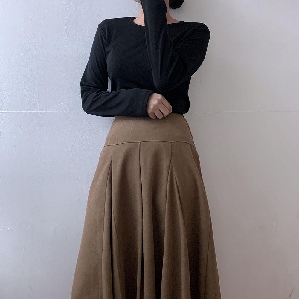 레이어드 긴팔 기모 이너티 랍빠 티셔츠 - 상세 이미지 3