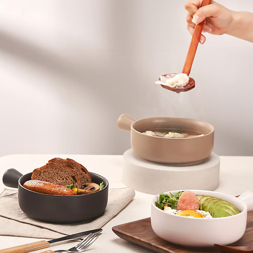 담음공방 도자기 그라탕 시리얼 샐러드 볼 그릇 파스타볼 핸디보울 이미지 8