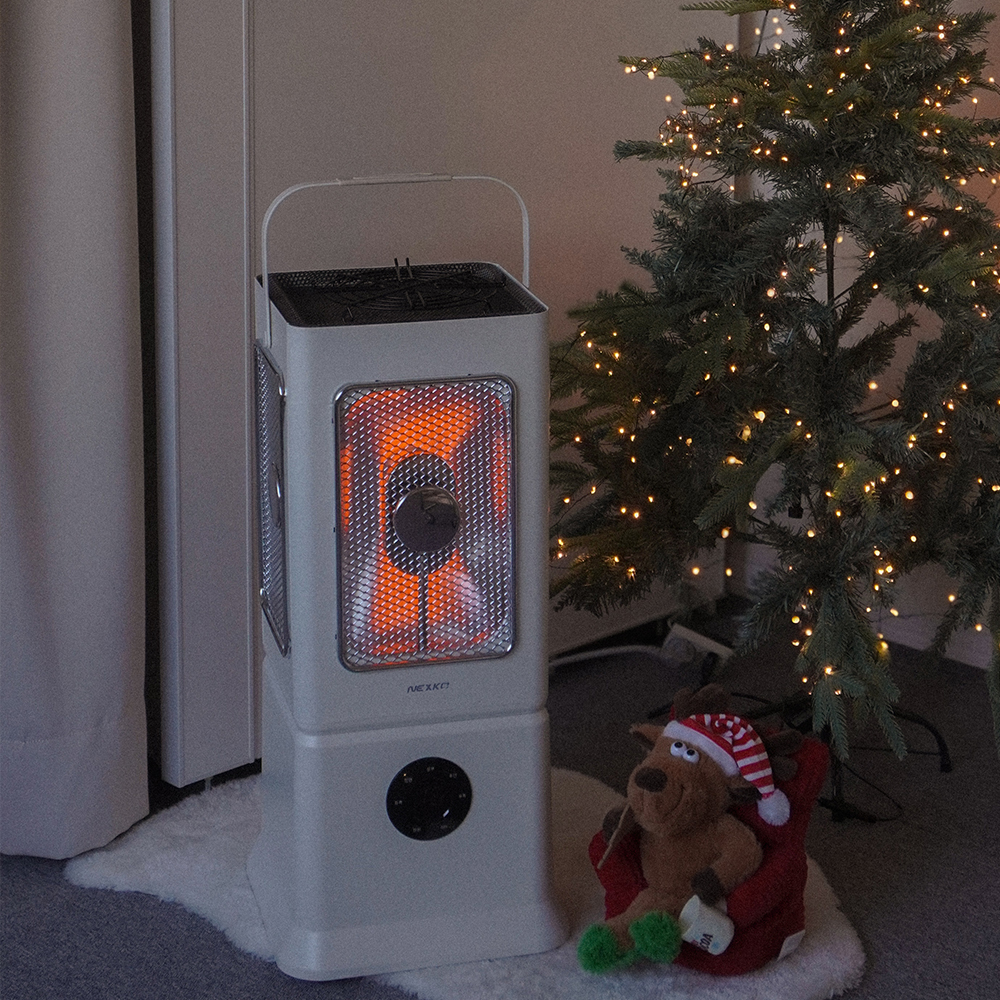 넥스코 오방난로 가정용 전기히터 사무실 하이라이트 전기난로 난방기