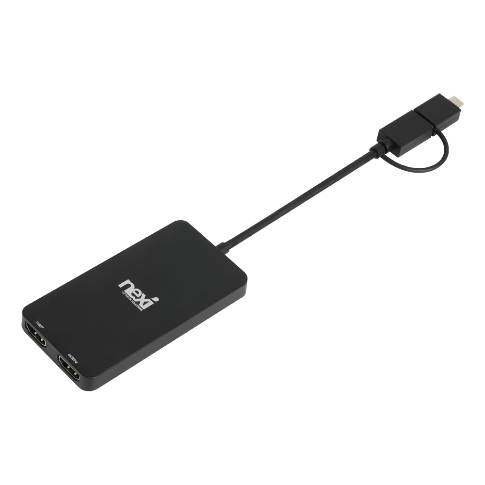USB C타입 A타입 듀얼모니터 HDMI 확장 컨버터 노트북 맥북 - 상세 이미지 3