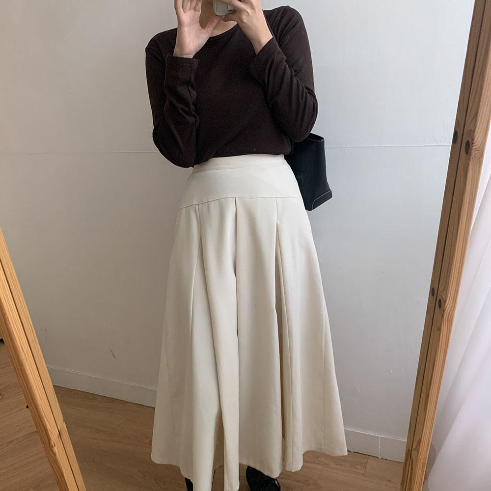 레이어드 긴팔 기모 이너티 랍빠 티셔츠 이미지 8