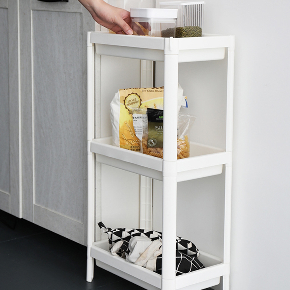 다용도 수납선반 주방 욕실 다용도실 사이드선반 2단 3단