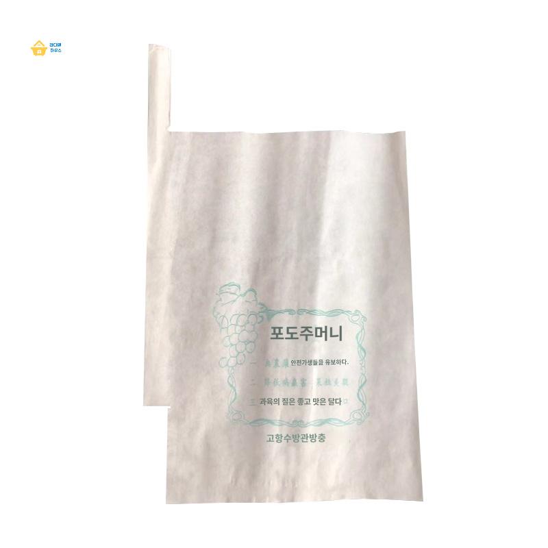 샤인머스캣 포도 거봉 봉투 종이 업소용 과수원 크리프트 포장지 과일 - 상품 이미지