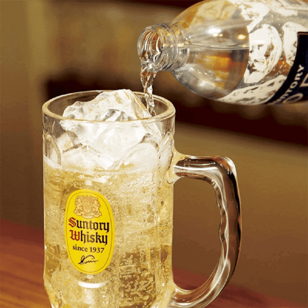 산토리 하이볼잔 일본산 375ML 맥주잔 위스키잔