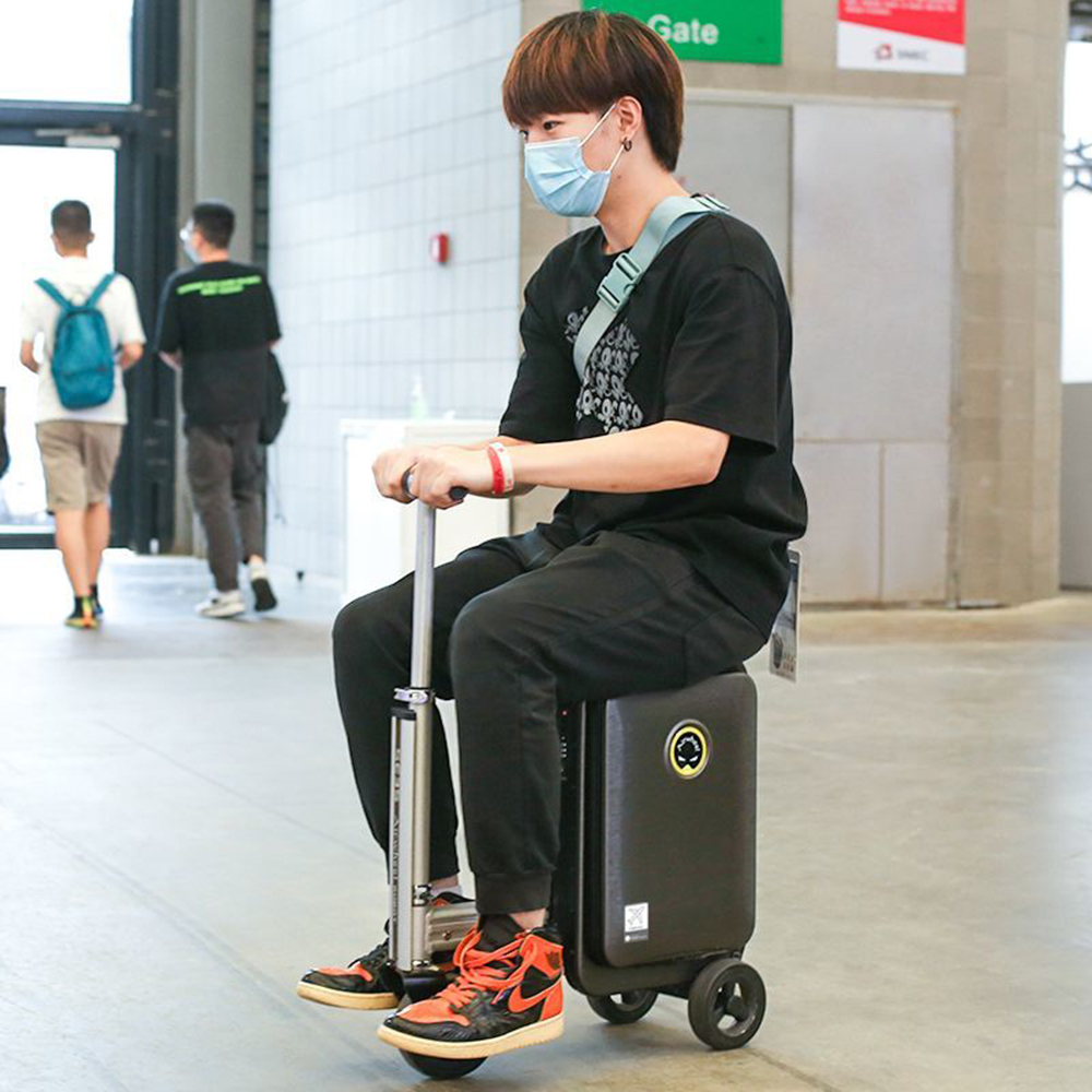 에어휠 전동 캐리어 블랙핑크 Airwheel 스마트 기내식 20인치 리사 캐리어 SE3S 최고급 프리미엄 - 상세 이미지 4