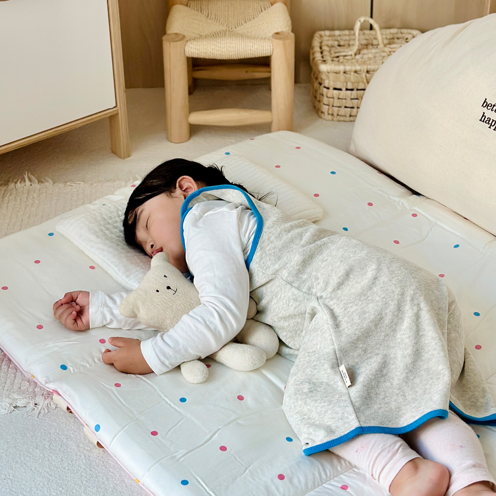 아기 수면 조끼 내복 유아 잠옷 실내복 [타올조끼] - 상세 이미지 5
