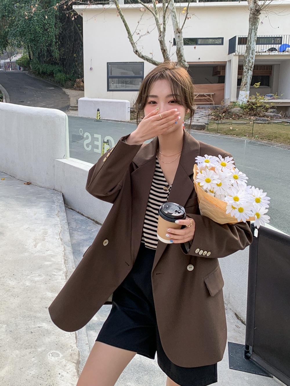 정모은 자켓 드라마 사랑한다고 말해줘 신현빈 오버핏 블레이저 싱어게인3 김이나 재킷 05 이미지 3