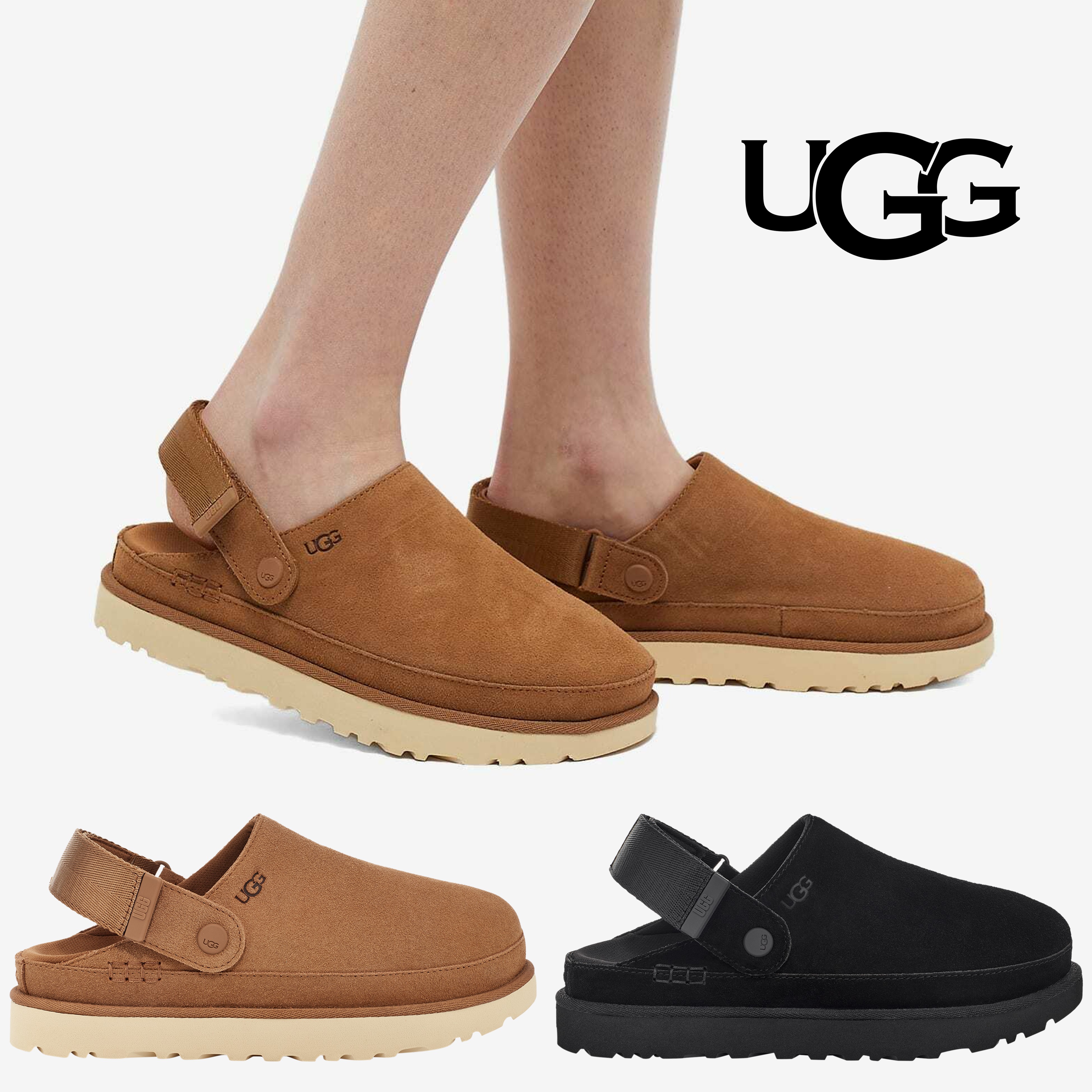 어그 슬리퍼 골든스타 클로그 2컬러 여성 UGG 미국