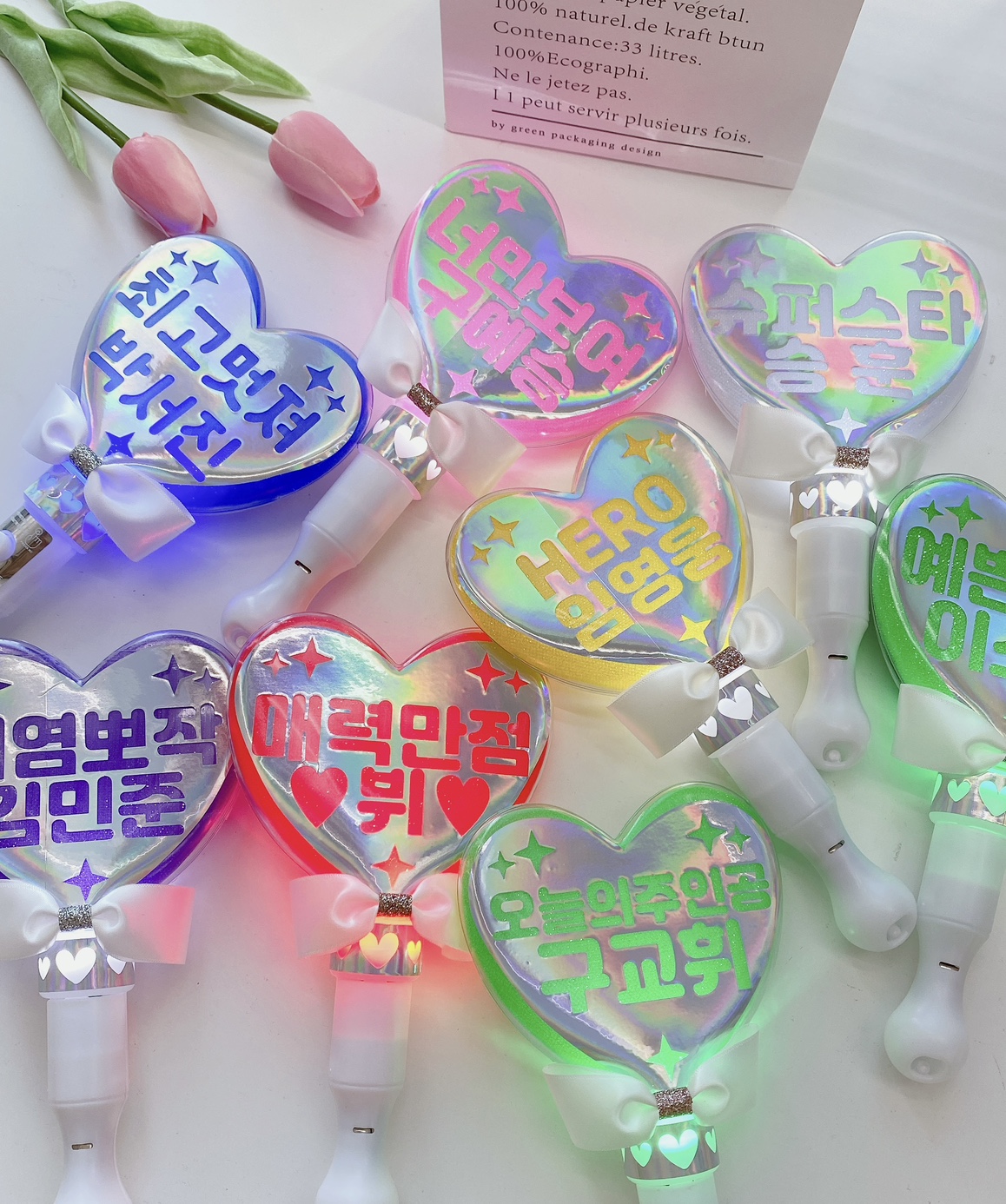 LED 응원봉 어린이집 재롱잔치 콘서트 유치원 발표회 학예회피켓 야광봉홀로그램추가필요없음 - 상세 이미지 5
