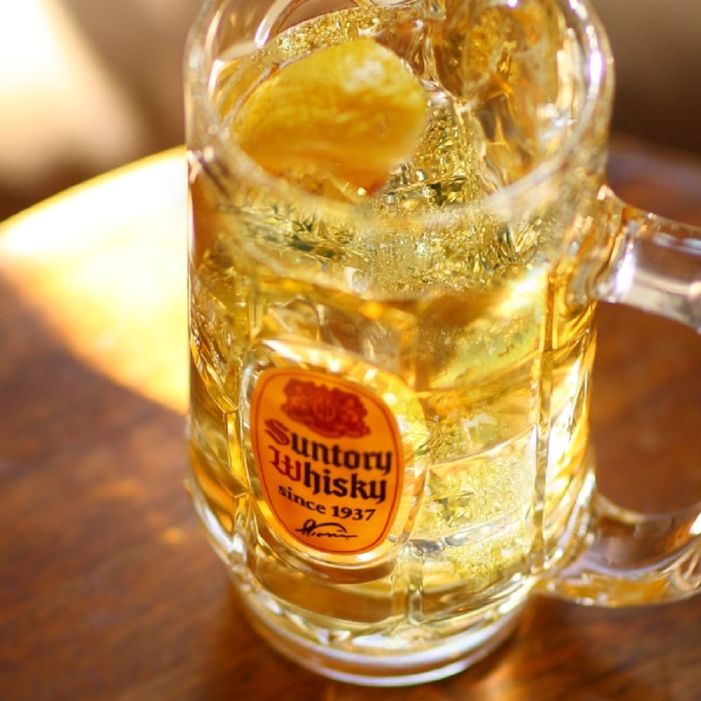 산토리 하이볼잔 일본산 375ML 맥주잔 위스키잔