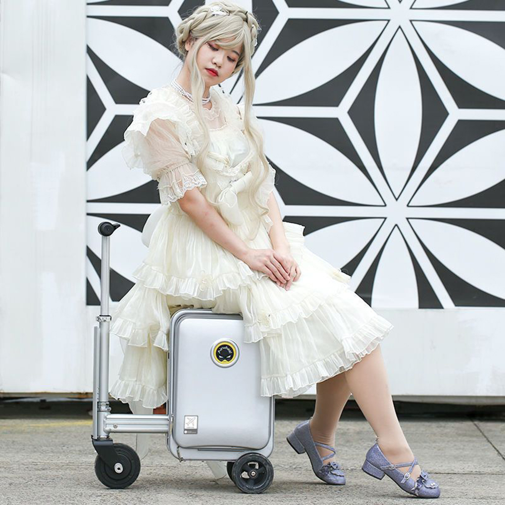에어휠 전동 캐리어 블랙핑크 Airwheel 스마트 기내식 20인치 리사 캐리어 SE3S 최고급 프리미엄 - 상세 이미지 5
