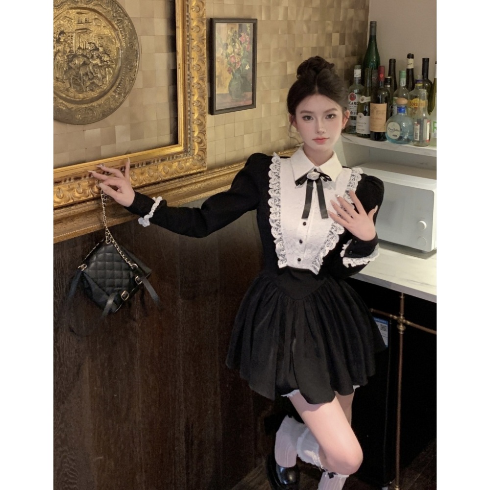 마이데몬 김유정 도도희 원피스 옷 패션 공주 명품스타일 수입 의류 고퀄 레이스 복고풍 이미지 2